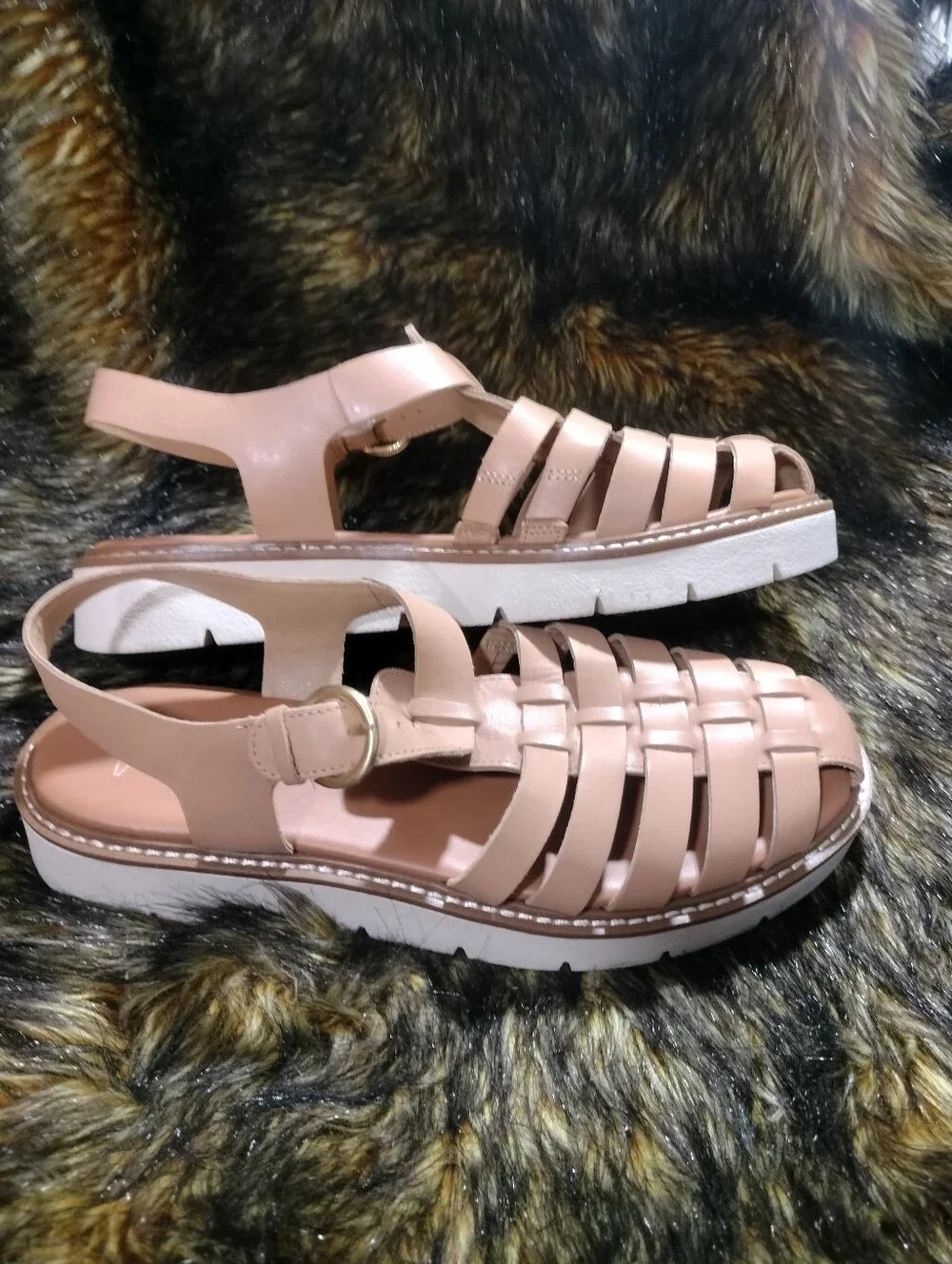 Crown Woven Slingback Sandal in Blush Pink